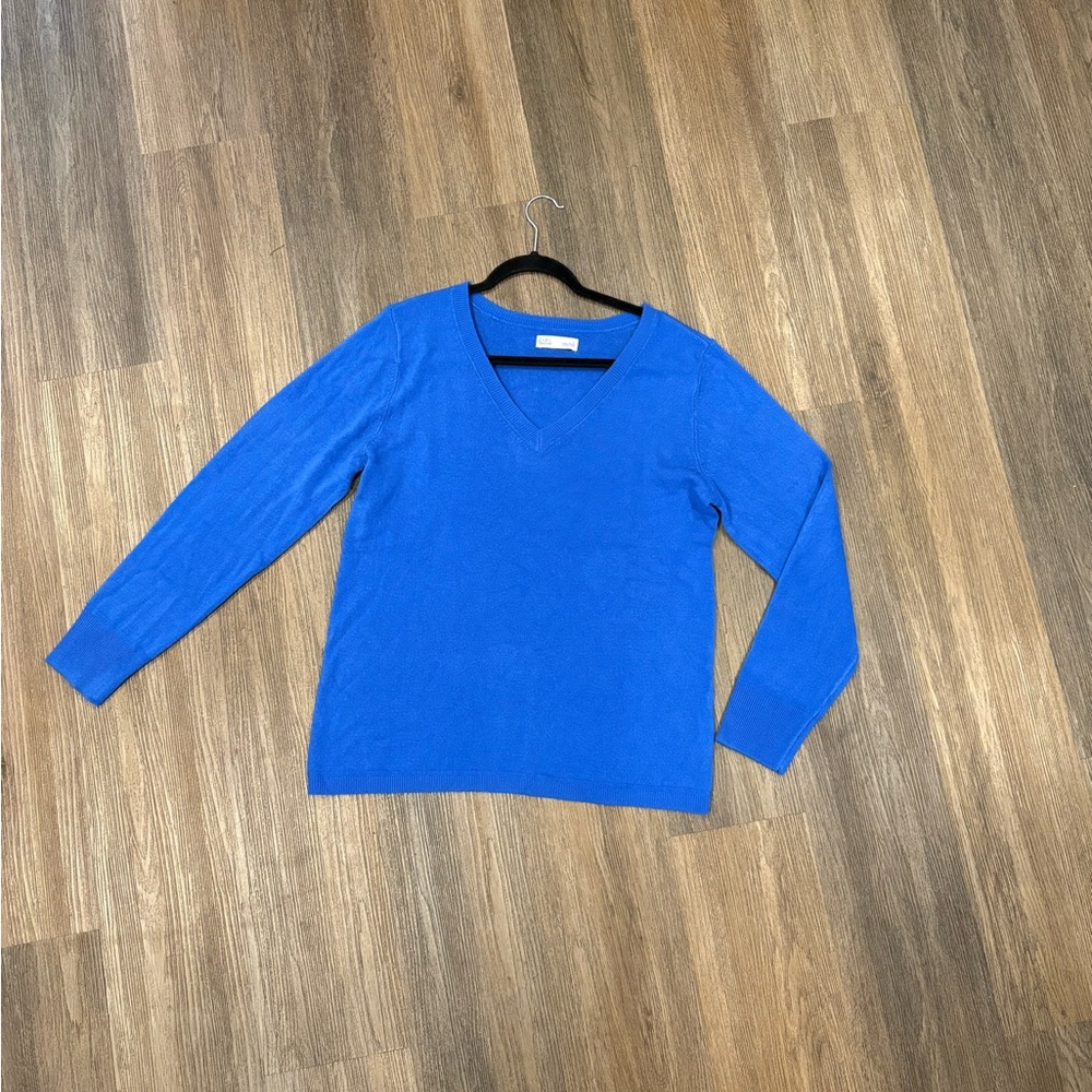 Croft & Barrow Royal Blue Knit Top